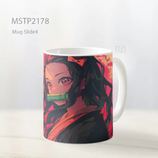 Nezuko Langit Merah Muda Van Gogh Mug MSTP2178