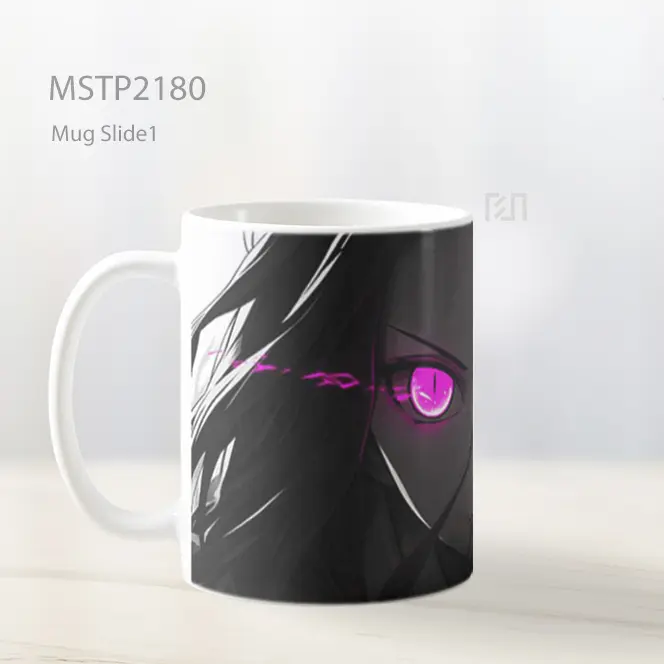 Nezuko Mata Bersinar Gelap Anime Art Mug MSTP2180 - All-side / Desain