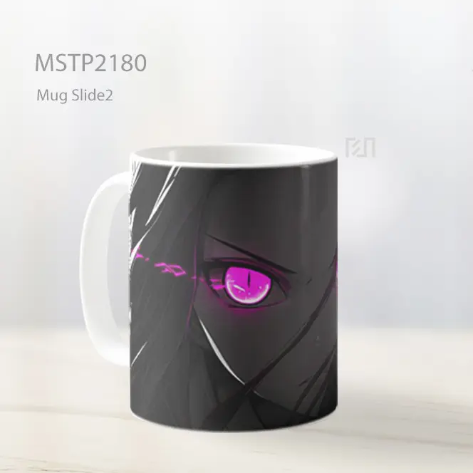 Nezuko Mata Bersinar Gelap Anime Art Mug MSTP2180 - All-side / Desain