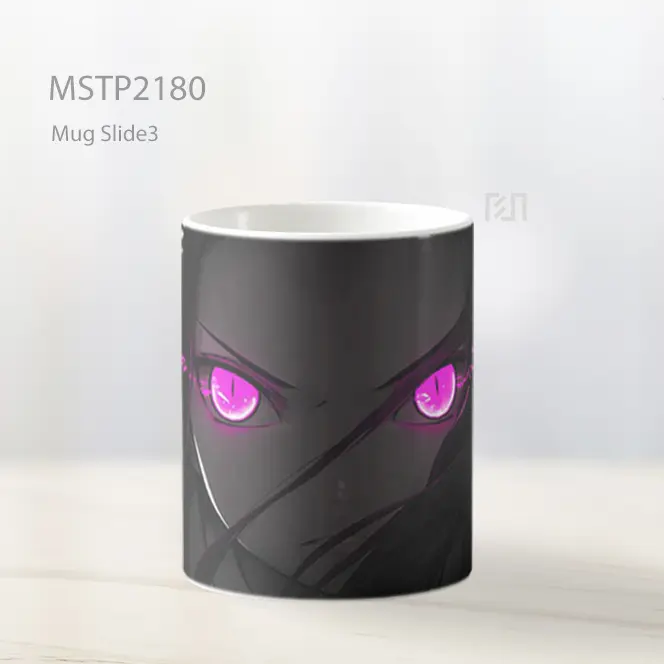 Nezuko Mata Bersinar Gelap Anime Art Mug MSTP2180 - All-side / Desain