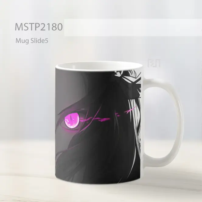 Nezuko Mata Bersinar Gelap Anime Art Mug MSTP2180 - All-side / Desain