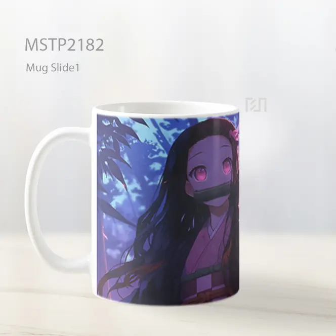 Nezuko Matahari Terbenam Hutan Demon Slayer Mug MSTP2182 - All-side / Desain