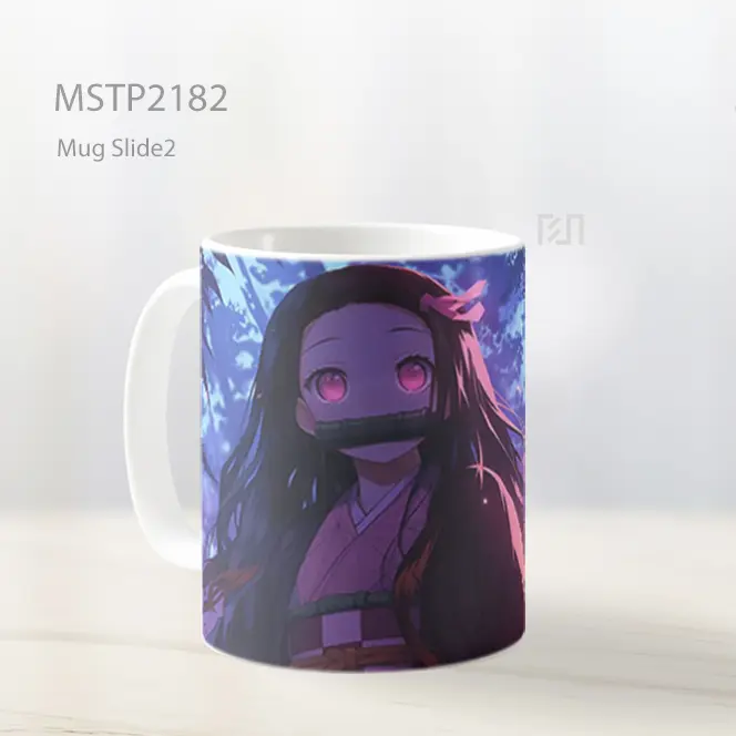 Nezuko Matahari Terbenam Hutan Demon Slayer Mug MSTP2182 - All-side / Desain
