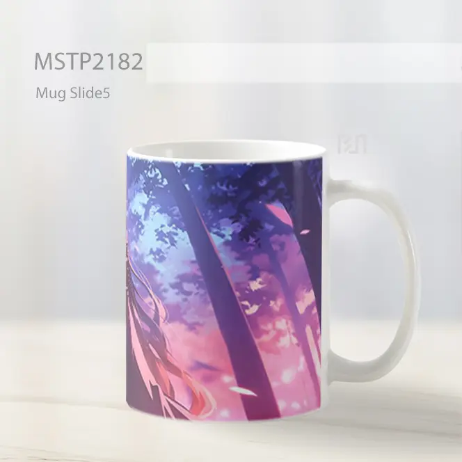 Nezuko Matahari Terbenam Hutan Demon Slayer Mug MSTP2182 - All-side / Desain