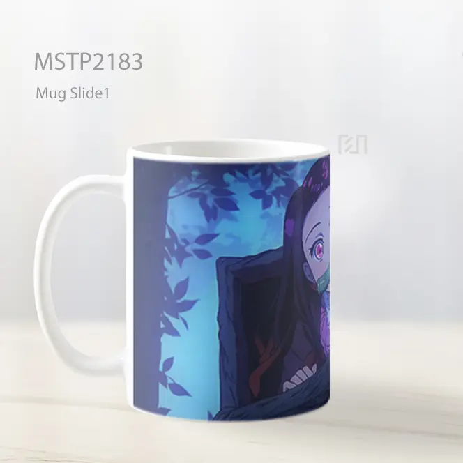 Nezuko Mengintip Dari Kotak Mug MSTP2183 - All-side / Desain