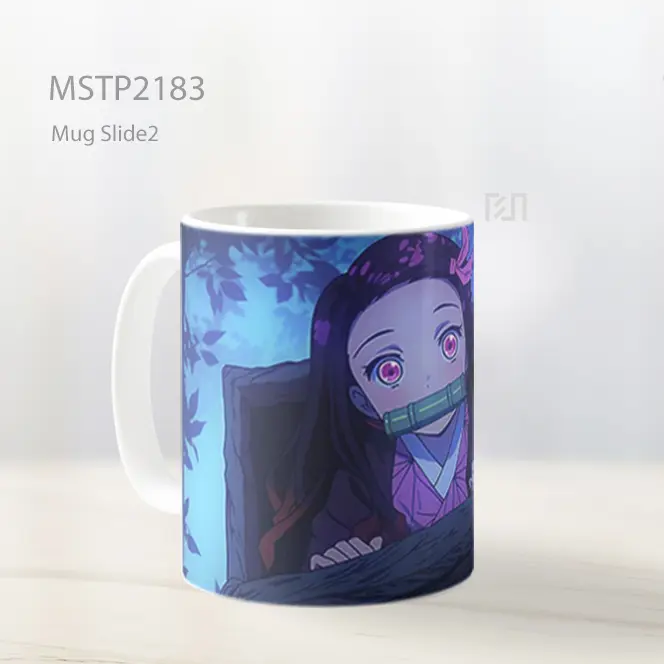 Nezuko Mengintip Dari Kotak Mug MSTP2183 - All-side / Desain