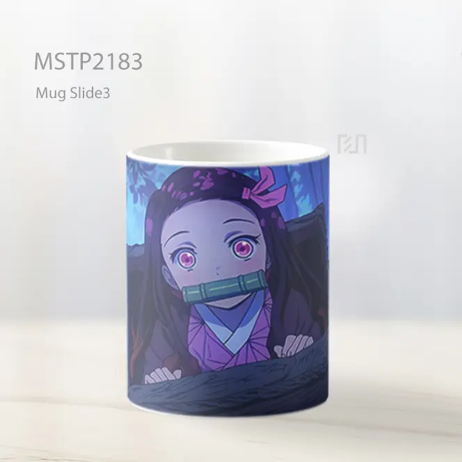 Nezuko Mengintip Dari Kotak Mug MSTP2183 - All-side / Desain