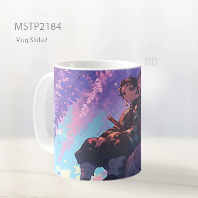Nezuko Tanjiro Pohon Matahari Terbenam Demon Slayer Mug MSTP2184 - All-side / Desain
