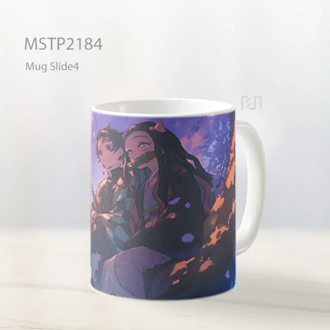 Nezuko Tanjiro Pohon Matahari Terbenam Demon Slayer Mug MSTP2184