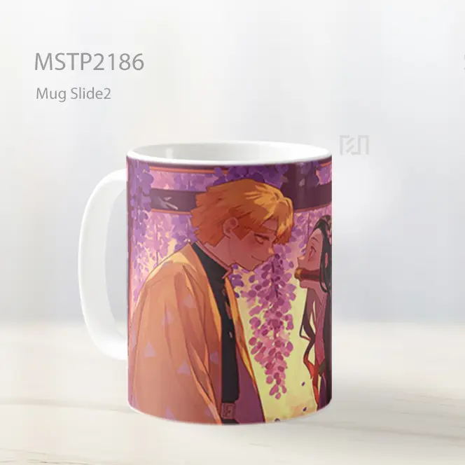 Nezuko Zenitsu Cinta Demon Slayer Mug MSTP2186 - All-side / Desain