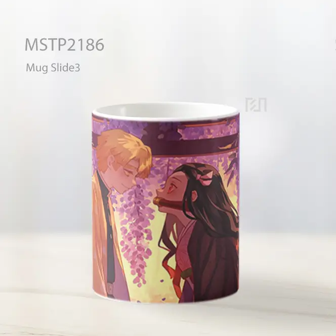 Nezuko Zenitsu Cinta Demon Slayer Mug MSTP2186 - All-side / Desain