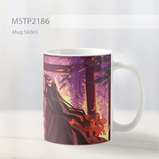 Nezuko Zenitsu Cinta Demon Slayer Mug MSTP2186 - All-side / Desain
