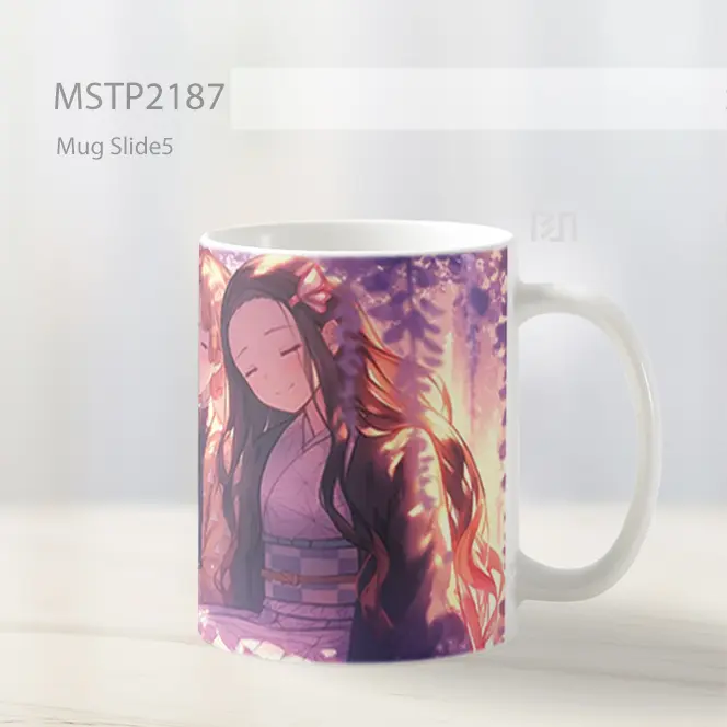 Nezuko Zenitsu Wisteria Demon Slayer Mug MSTP2187 - All-side / Desain