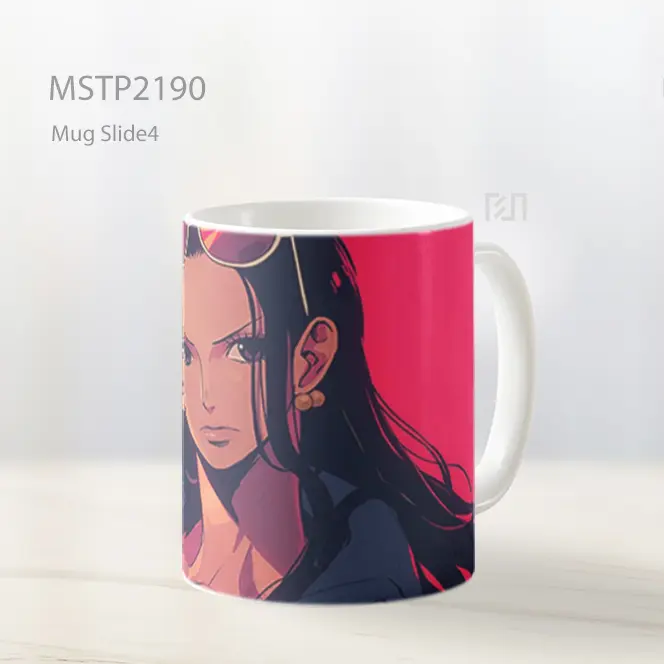 Nico Robin One Piece Keren Latar Pink Mug MSTP2190