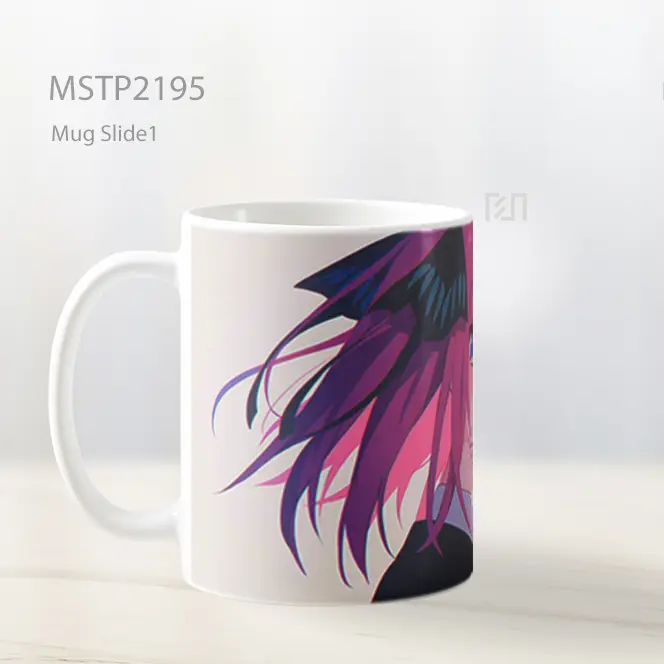 Nino Nakano Mata Biru Senyum Gadis Anime Mug MSTP2195 - All-side / Desain
