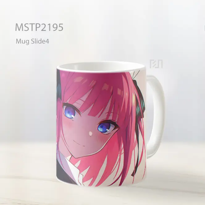 Nino Nakano Mata Biru Senyum Gadis Anime Mug MSTP2195