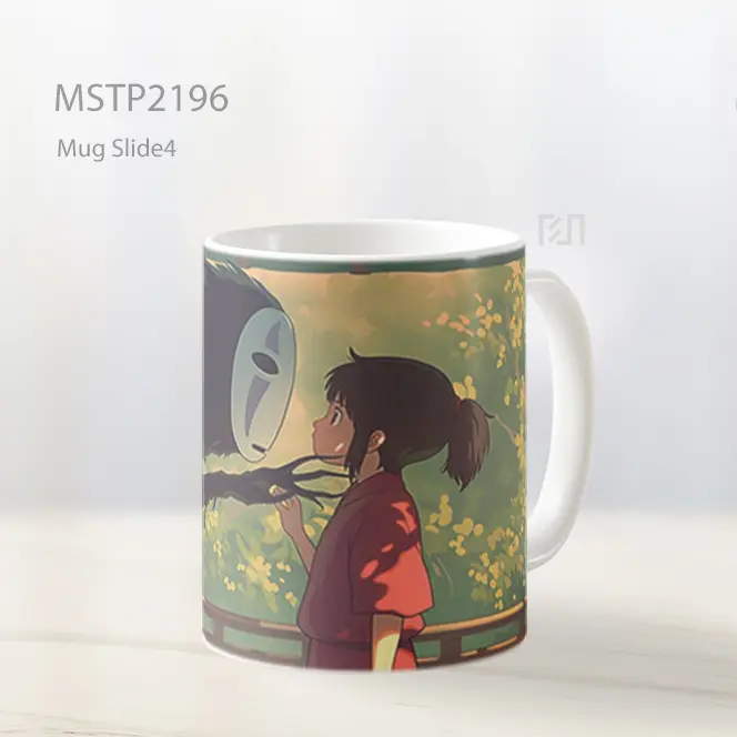 No Face And Chihiro Spirited Away Ghibli Mug MSTP2196