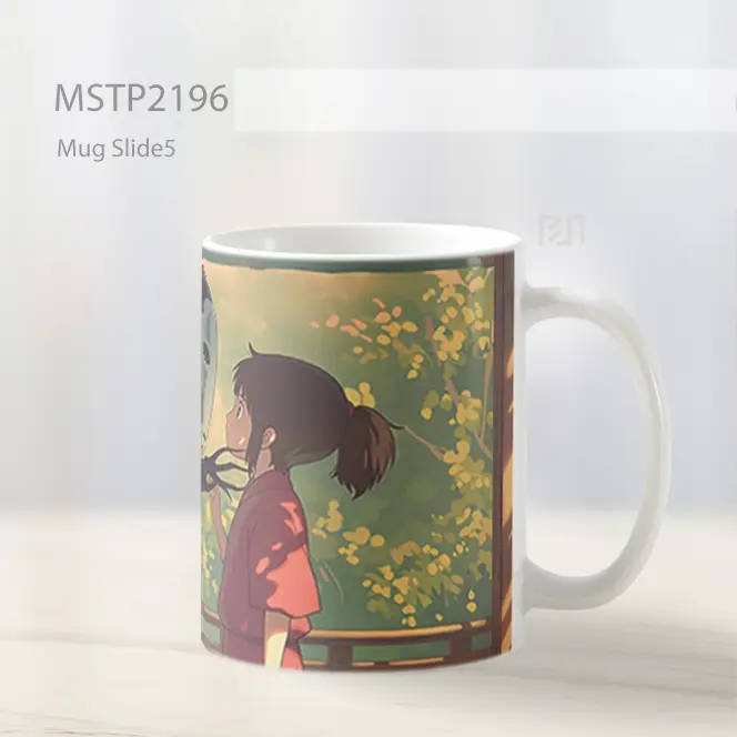 No Face And Chihiro Spirited Away Ghibli Mug MSTP2196 - All-side / Desain