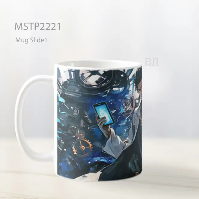 Okabe Rintarou Lab Perjalanan Waktu Mug MSTP2221 - All-side / Desain