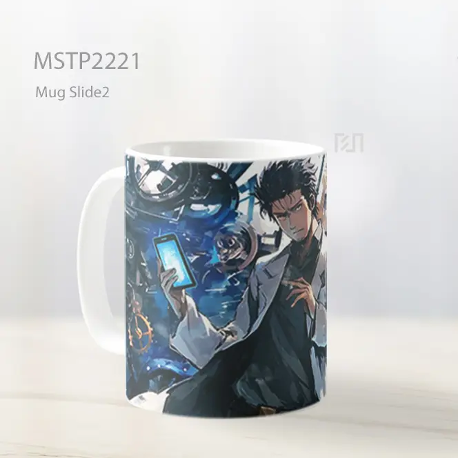 Okabe Rintarou Lab Perjalanan Waktu Mug MSTP2221 - All-side / Desain