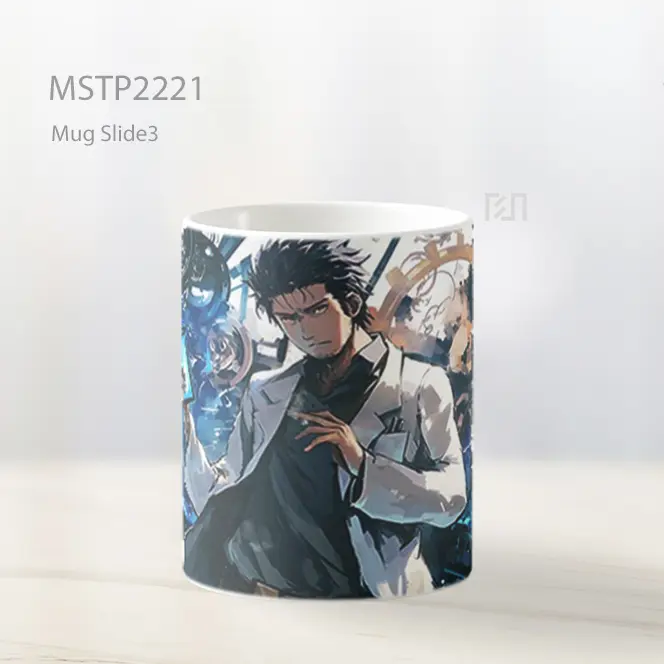 Okabe Rintarou Lab Perjalanan Waktu Mug MSTP2221 - All-side / Desain