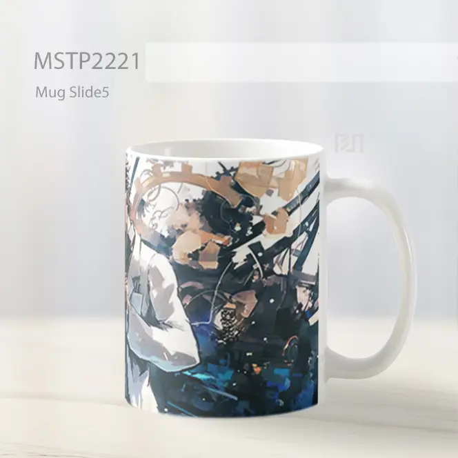 Okabe Rintarou Lab Perjalanan Waktu Mug MSTP2221 - All-side / Desain