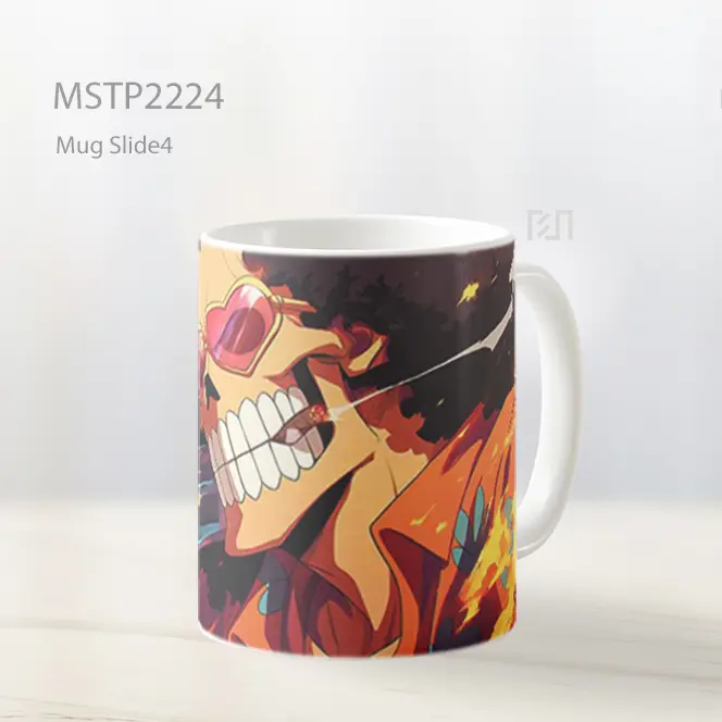One Piece Brook Dengan Kacamata Hitam Mug MSTP2224