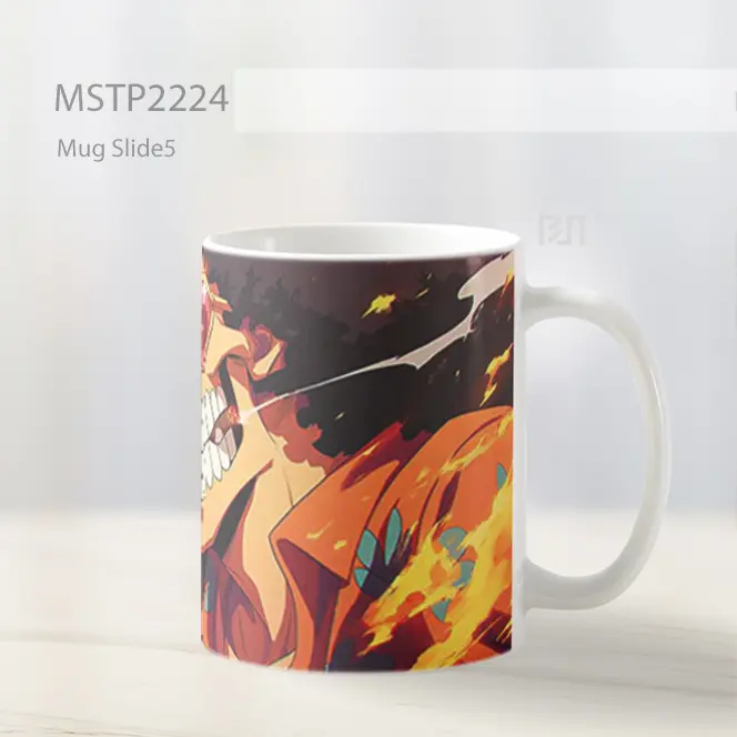 One Piece Brook Dengan Kacamata Hitam Mug MSTP2224 - All-side / Desain