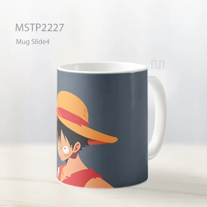 One Piece D Luffy Abu Abu Minimalis Mug MSTP2227