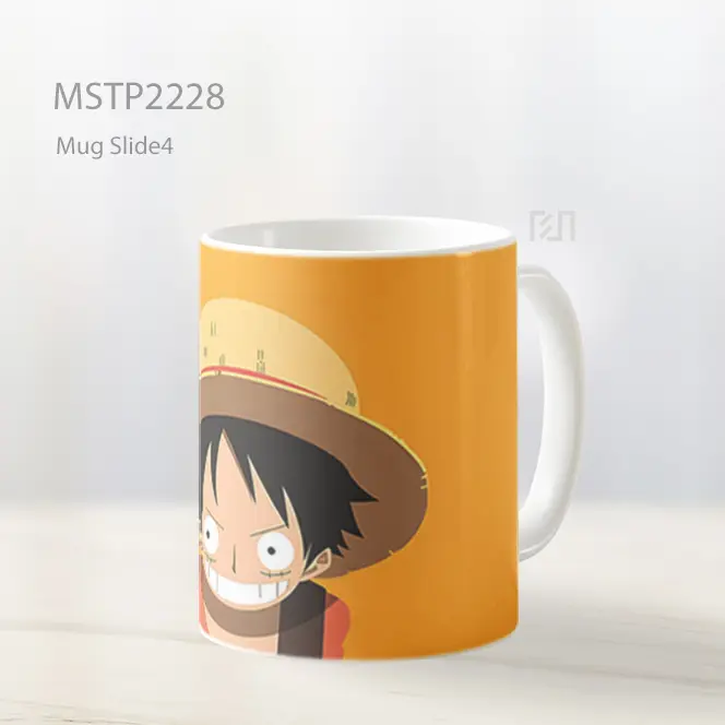 One Piece D Luffy Kuning Minimalis Mug MSTP2228