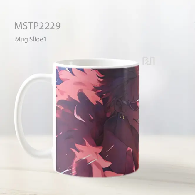 One Piece Doflamingo Fluffy Coat Villain Mug MSTP2229 - All-side / Desain