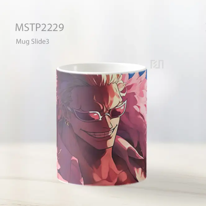 One Piece Doflamingo Fluffy Coat Villain Mug MSTP2229 - All-side / Desain