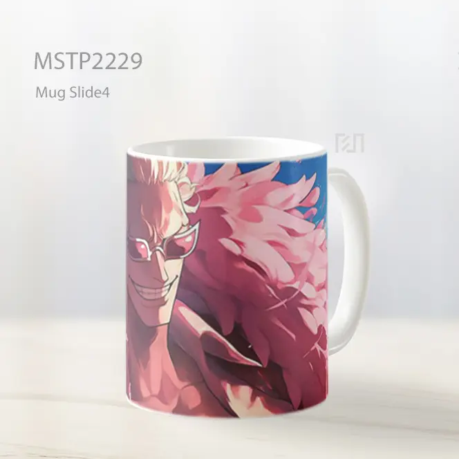 One Piece Doflamingo Fluffy Coat Villain Mug MSTP2229