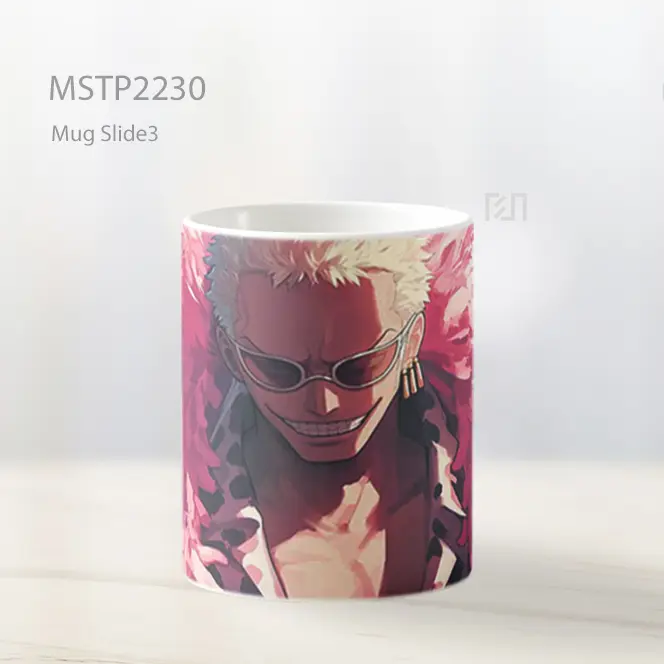 One Piece Doflamingo Senyum Flamingo Mug MSTP2230 - All-side / Desain