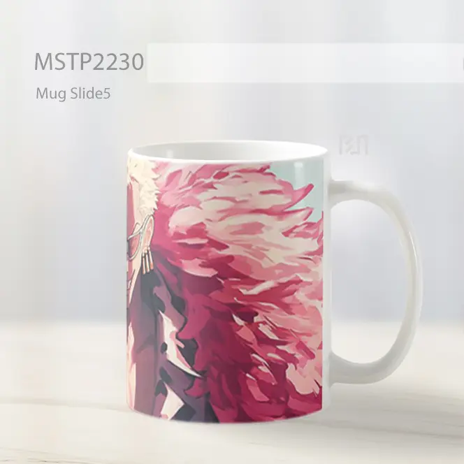 One Piece Doflamingo Senyum Flamingo Mug MSTP2230 - All-side / Desain