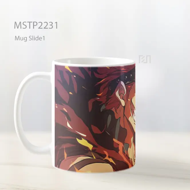 One Piece Eustass Kid Lengan Logam Mug MSTP2231 - All-side / Desain