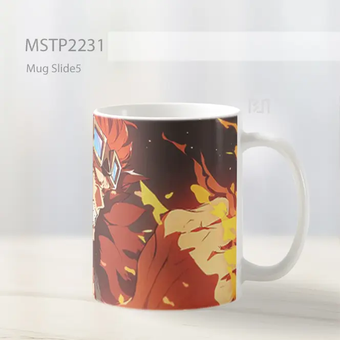 One Piece Eustass Kid Lengan Logam Mug MSTP2231 - All-side / Desain