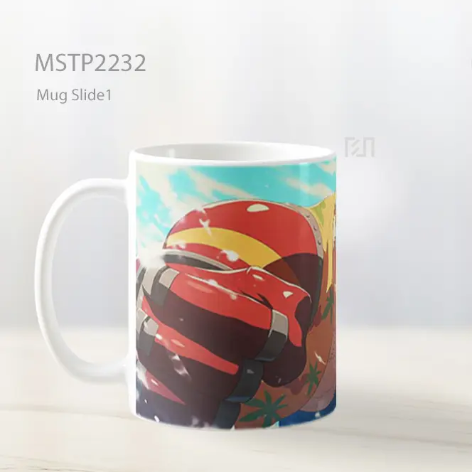 One Piece Franky Pose Kuat Mug MSTP2232 - All-side / Desain