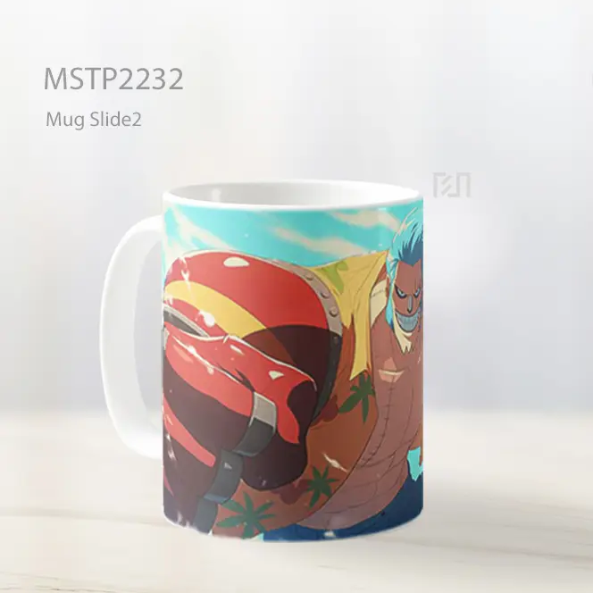 One Piece Franky Pose Kuat Mug MSTP2232 - All-side / Desain