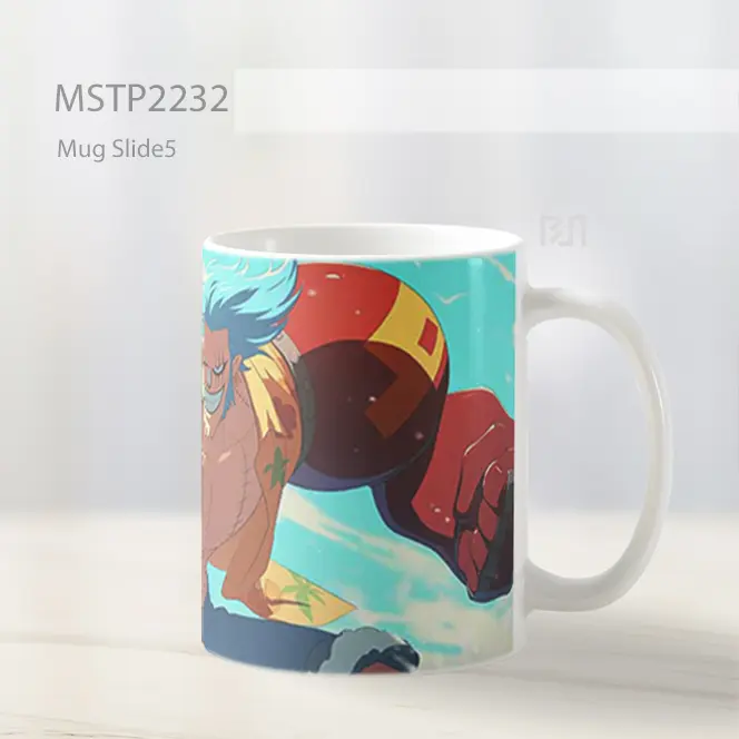 One Piece Franky Pose Kuat Mug MSTP2232 - All-side / Desain