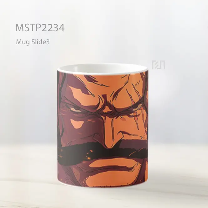 One Piece Gol D Roger Tatapan Intens Mug MSTP2234 - All-side / Desain