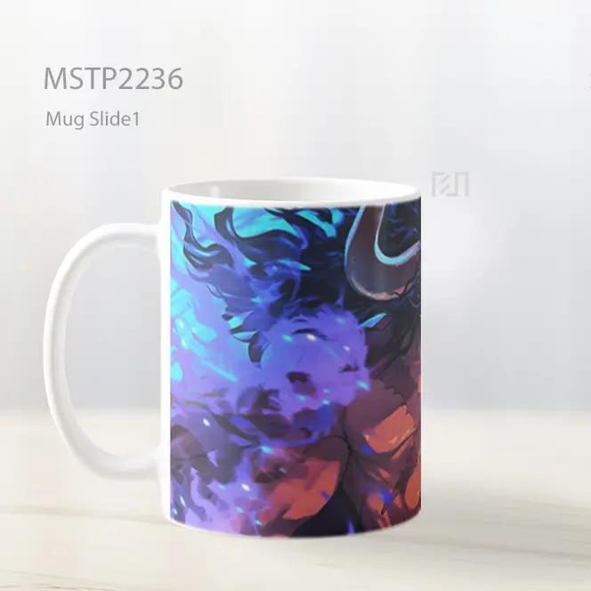 One Piece Kaido Bentuk Hibrida Mug MSTP2236 - All-side / Desain