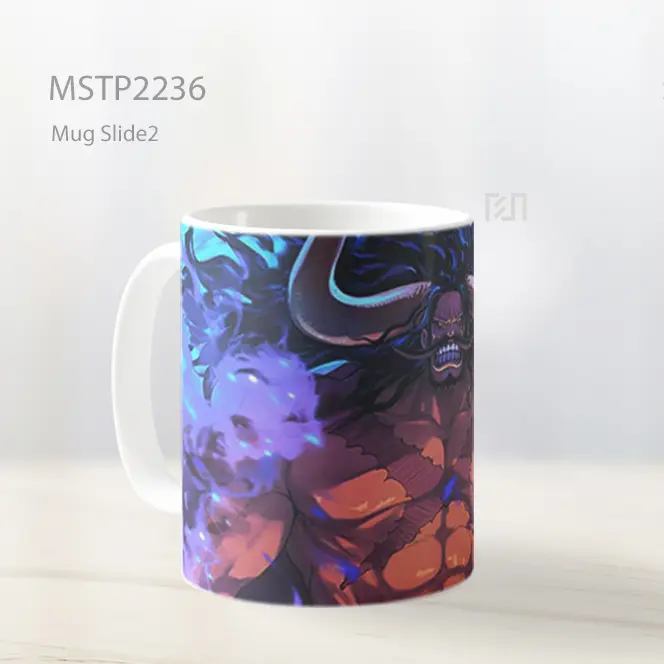 One Piece Kaido Bentuk Hibrida Mug MSTP2236 - All-side / Desain