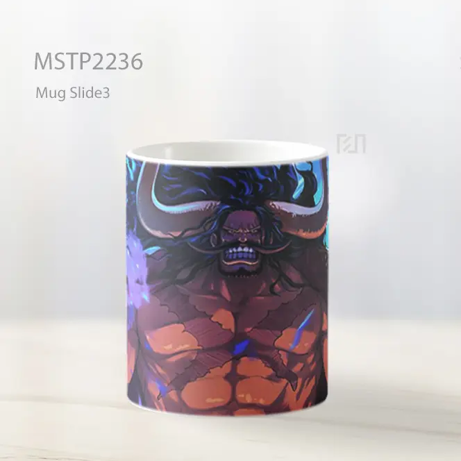 One Piece Kaido Bentuk Hibrida Mug MSTP2236 - All-side / Desain