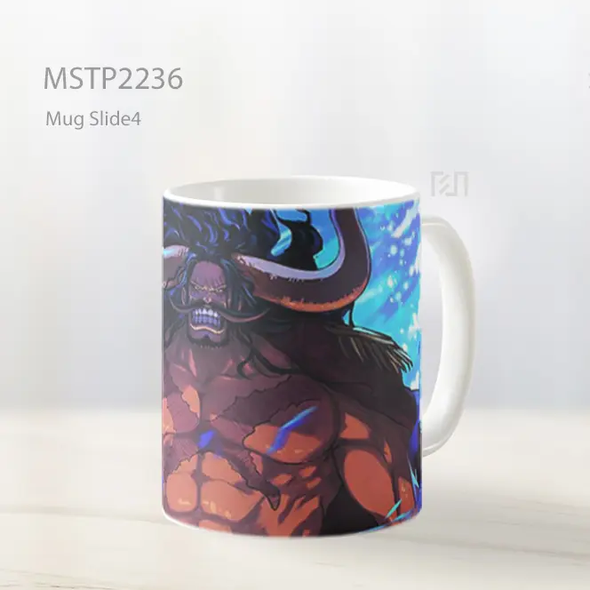 Mug Keramik Premium SNI - One Piece Kaido Bentuk Hibrida Mug MSTP2236