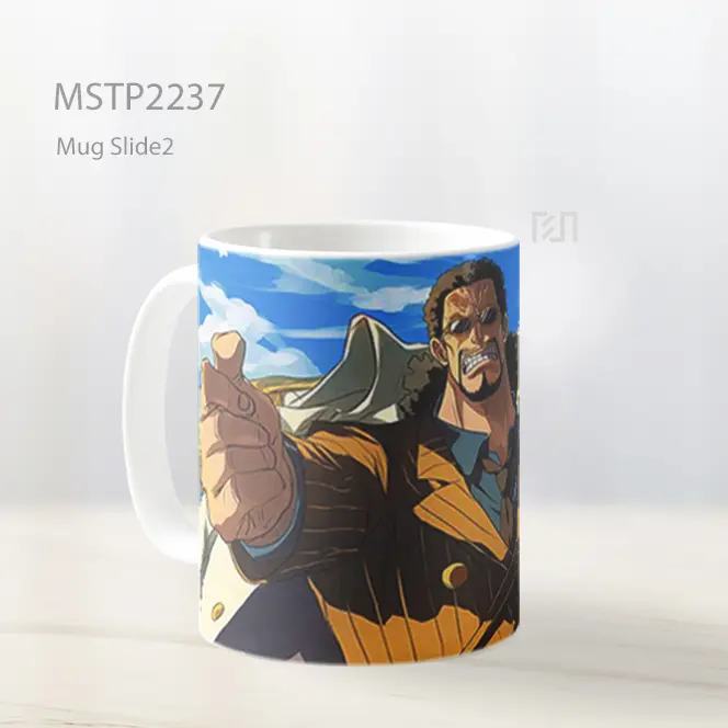 One Piece Kizaru Menunjuk Jari Mug MSTP2237 - All-side / Desain
