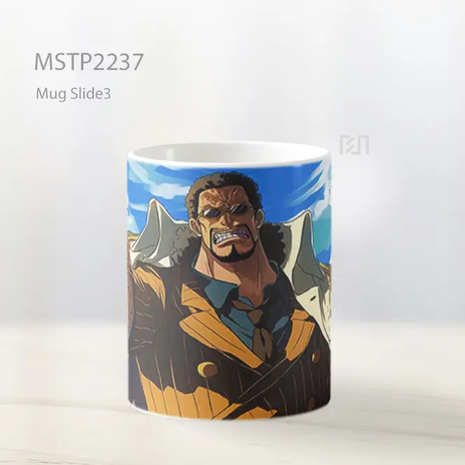 One Piece Kizaru Menunjuk Jari Mug MSTP2237 - All-side / Desain