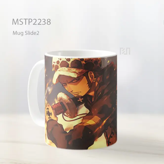 One Piece Law Pedang Api Mug MSTP2238 - All-side / Desain