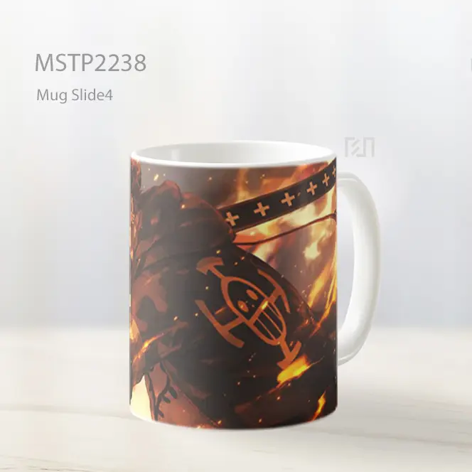 One Piece Law Pedang Api Mug MSTP2238