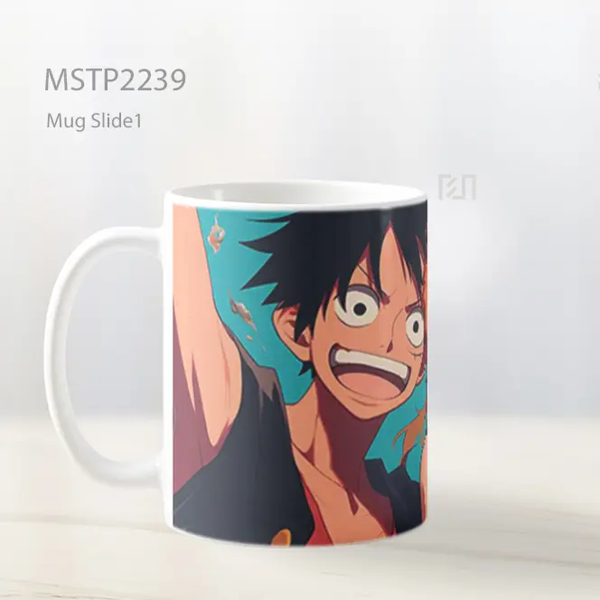 One Piece Luffy And Nami Persahabatan Mug MSTP2239 - All-side / Desain